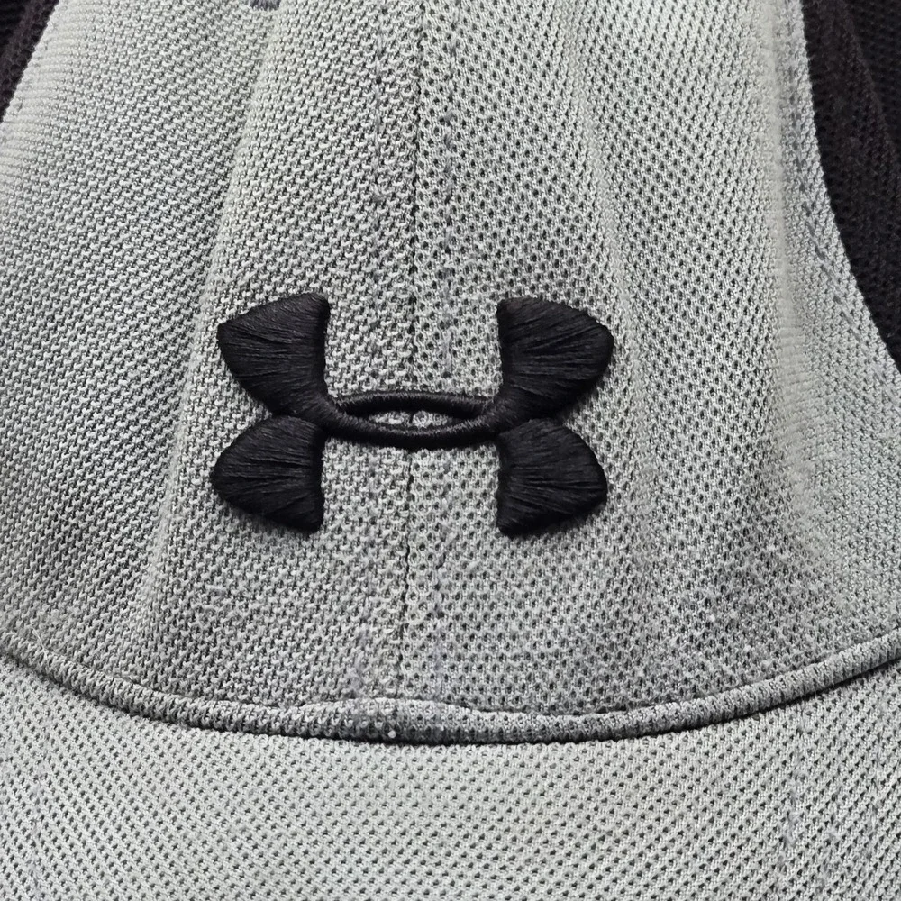 Under Armour Unisex Baseball Cap L/XL Grayblack Curved Logo Embroidered READ